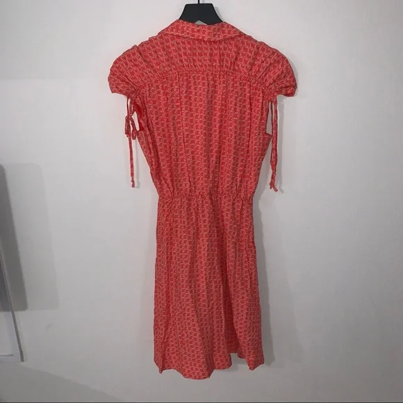 ANTHROPOLOGIE Maeve Carlotta Ruched Shirt Dress XS - Picture 11 of 15